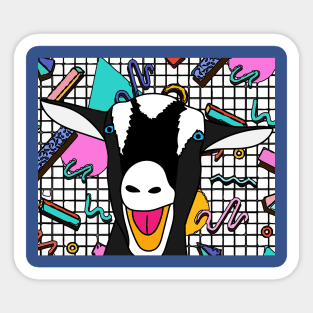 Colorful Patrols Funny Goats Sticker